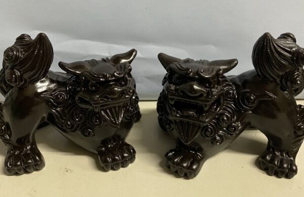 口を開けたシーサーと閉じたシーサーの意味は？